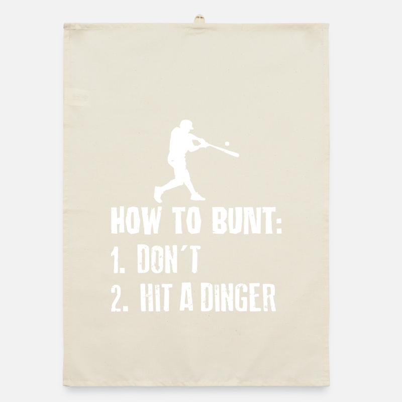 How to Bunt: Don’t Hit a Dinger Organic dish towel