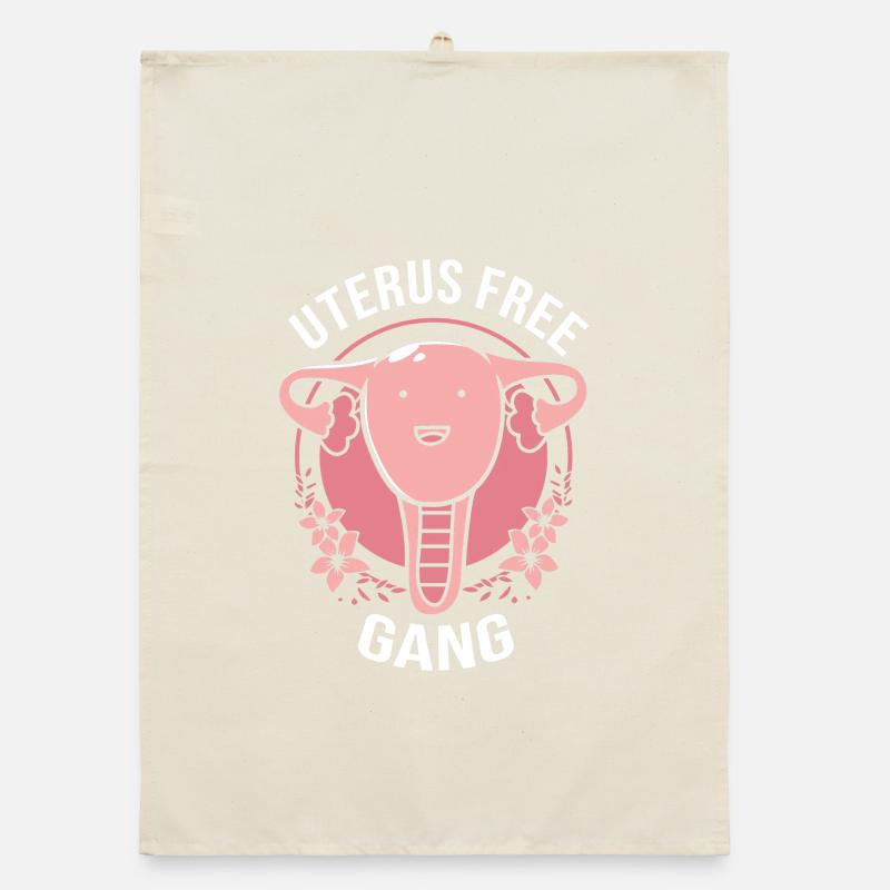 Hysterektomie Uterus Gebärmutter Eierstock Organic Geschirrtuch