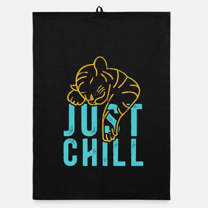 Juste Chill Tiger – Diction détendue Torchon bio