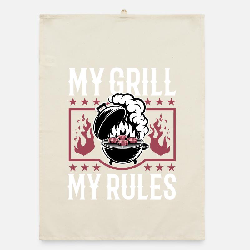BBQ Grilling Meat Smoking Barbecue Organic dish towel