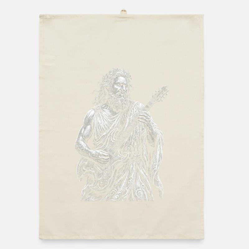 Poséidon joue de la guitare Torchon bio