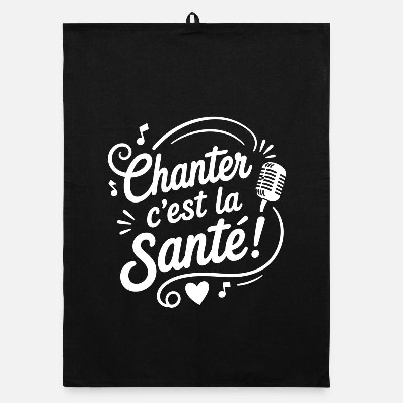 Chanter c’est la Santé Tee Torchon bio