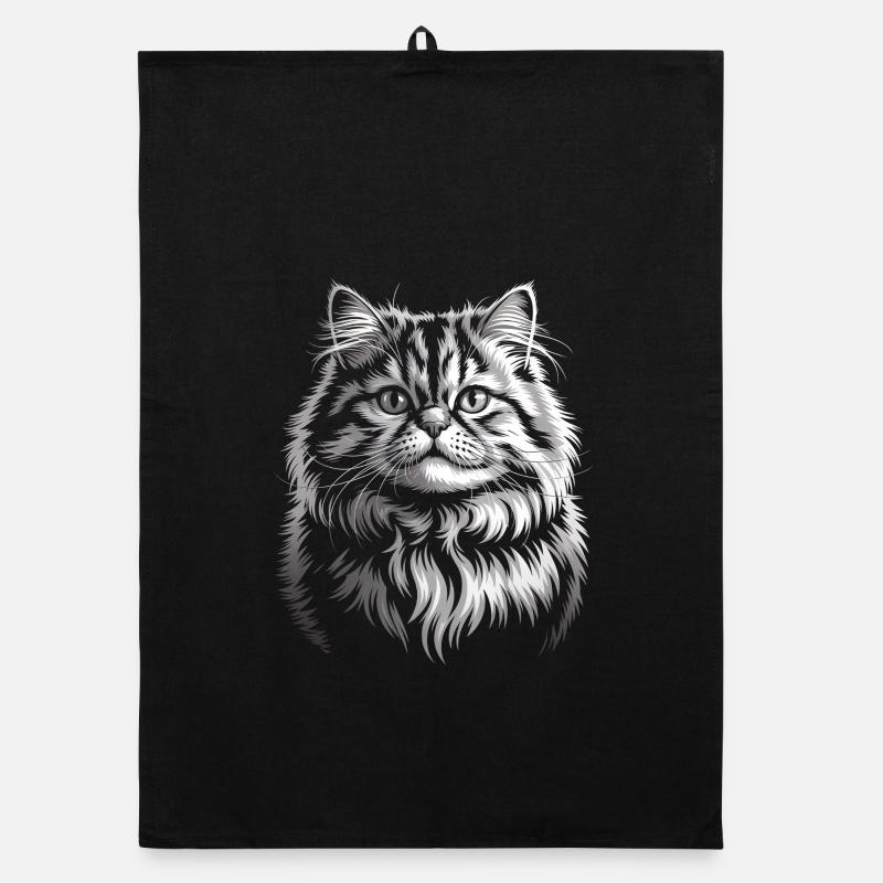 Cat Organic dish towel