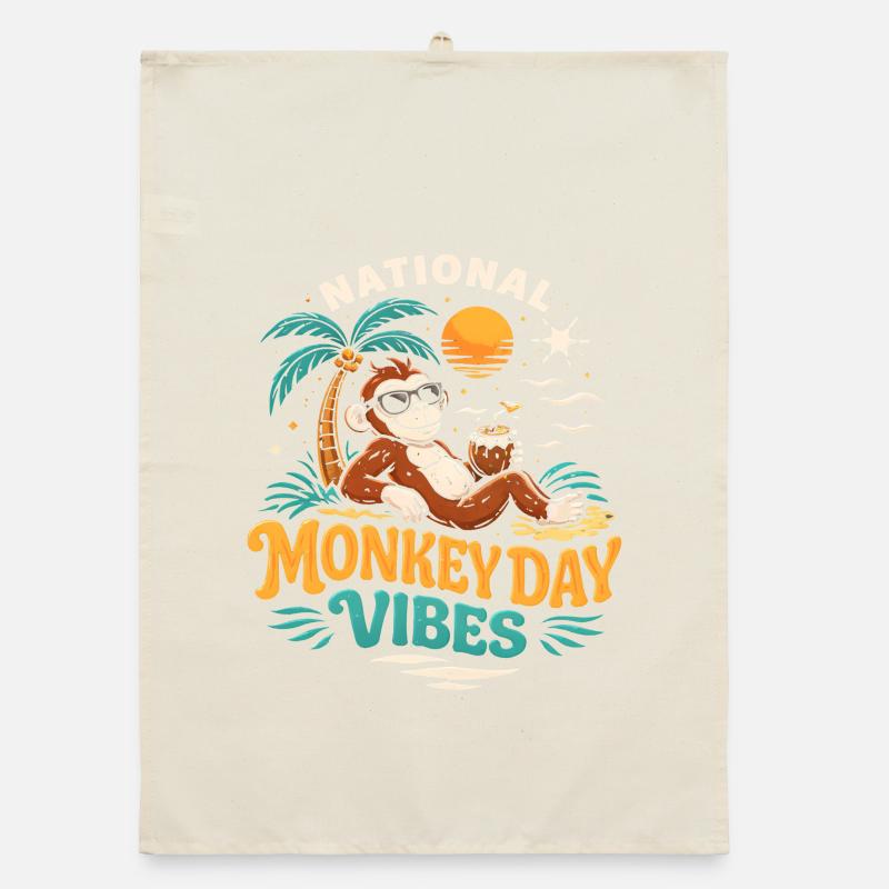 Monkey Day Monkey Day Organic dish towel