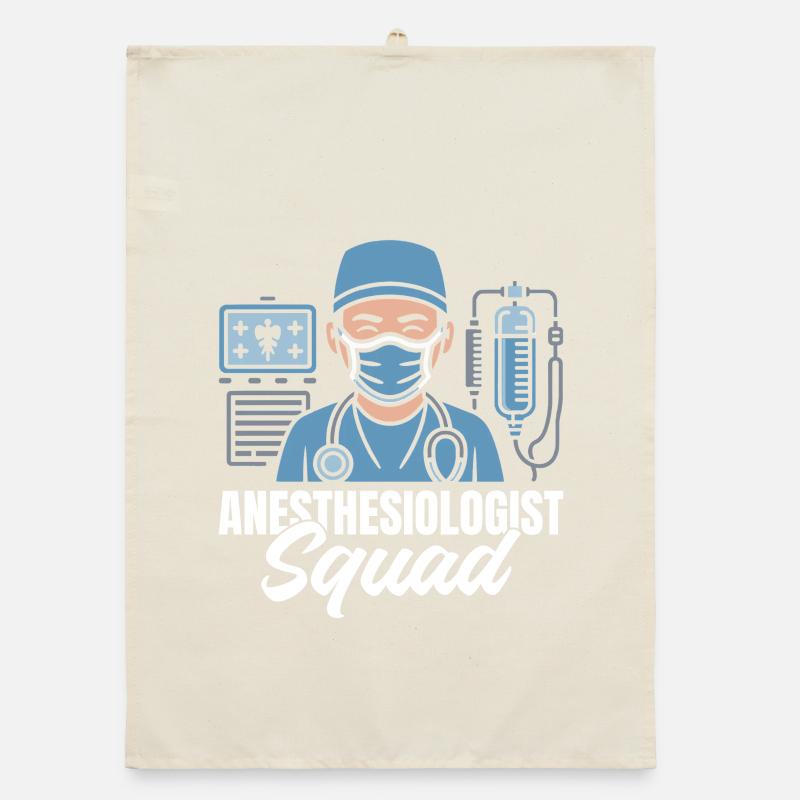 Anesthesiologist Squad Anesthesia Organic dish towel