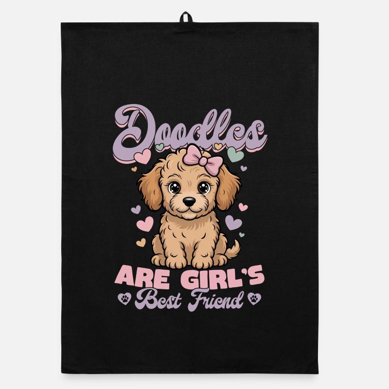 Race de chien Goldendoodle Torchon bio