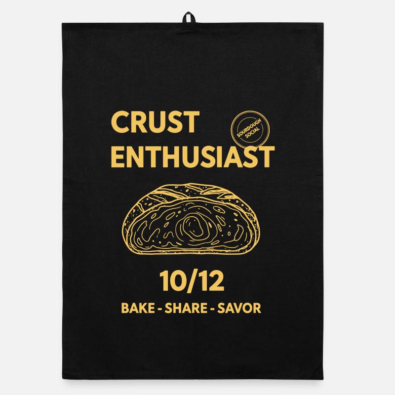Sourdough Bread Baking Baker Crust Enthusiast Organic dish towel