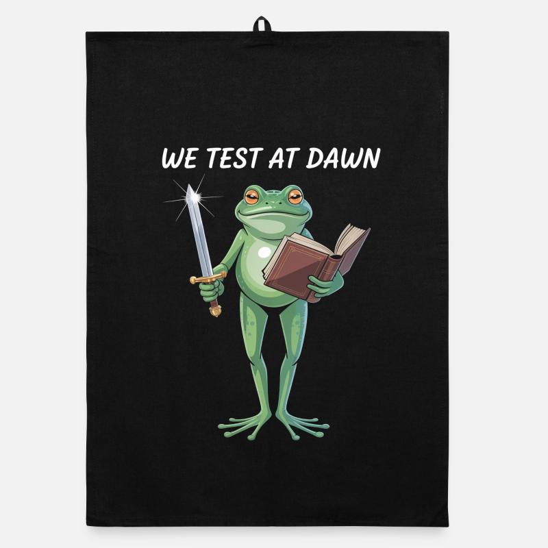 Guerrier Grenouille de Test de l’Aube Torchon bio