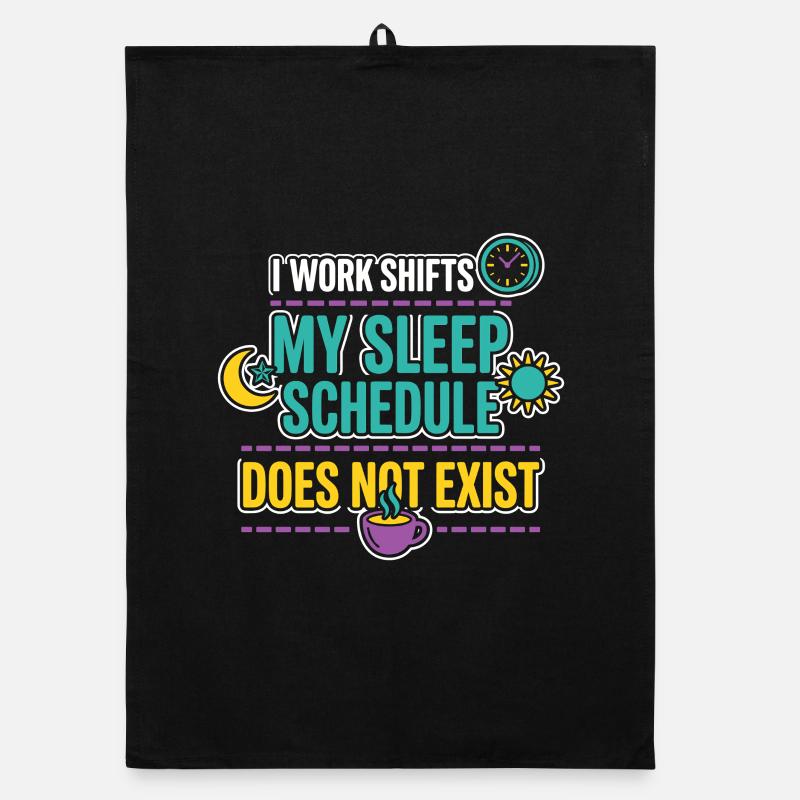 Night Shift Nurse, Tired Organic dish towel