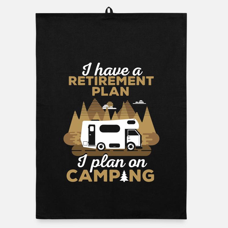 Ruhestands-Campingplan Organic Geschirrtuch