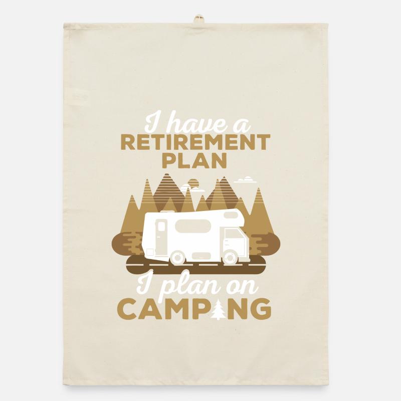 Ruhestands-Campingplan Organic Geschirrtuch