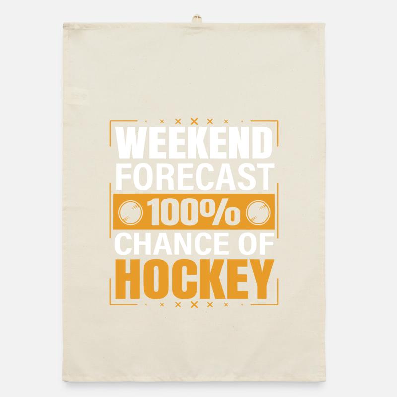 Weekend Forecast: 100% Hockey Organic dish towel