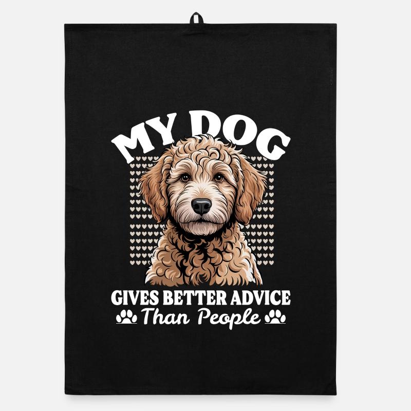Race de chien Goldendoodle Torchon bio