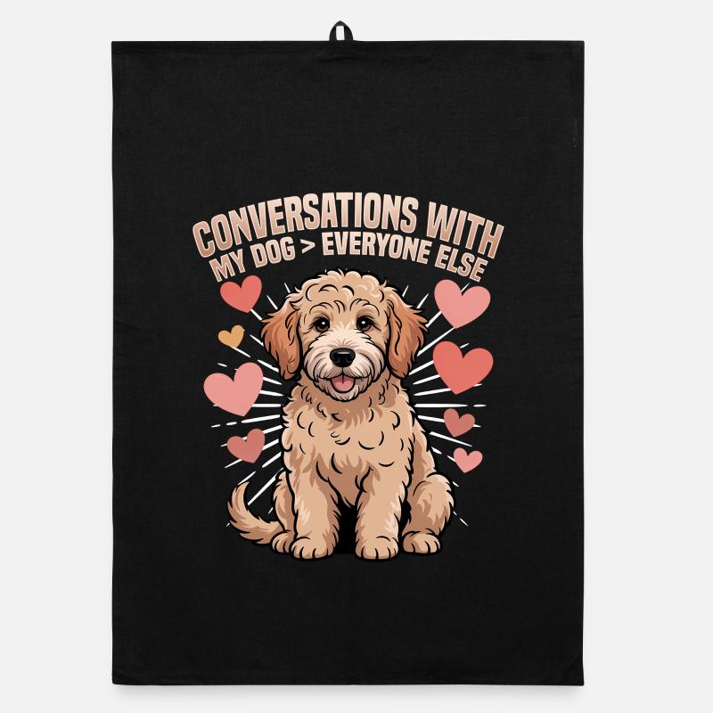 Goldendoodle Dog Breed Organic Geschirrtuch