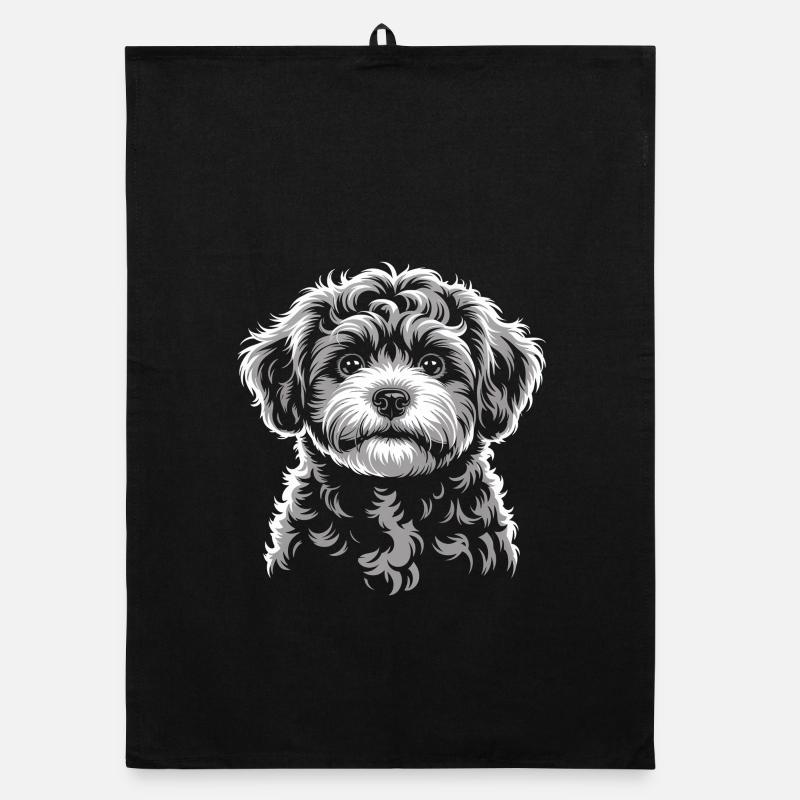 Maltipoo Organic dish towel