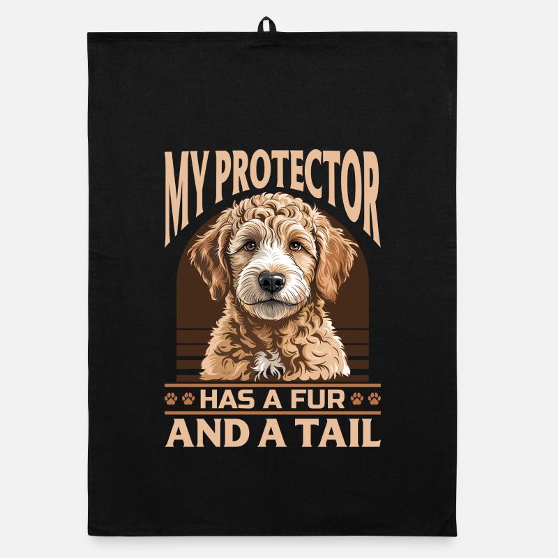 Race de chien Goldendoodle Torchon bio