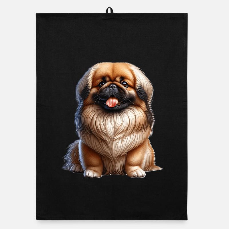 Pekinese Pekingese Organic Geschirrtuch