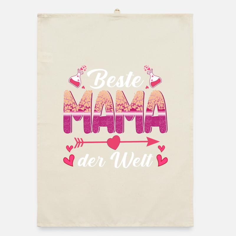 Beste Mama der Welt Organic Geschirrtuch