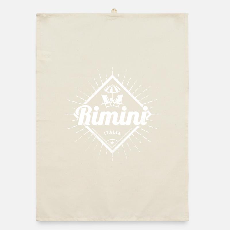 Rimini Emilia-Romagna in Italien Urlaub Souvenir Organic Geschirrtuch