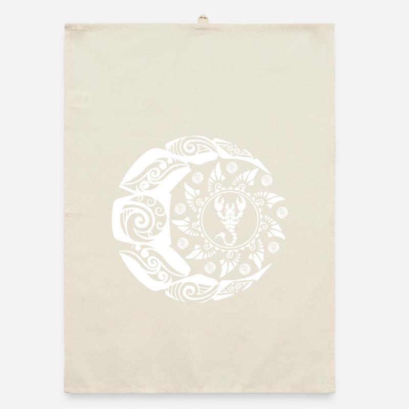 Mandala du Scortion Céleste Torchon bio