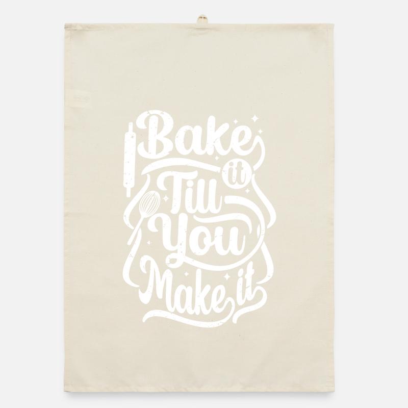bake it till you make it Organic dish towel
