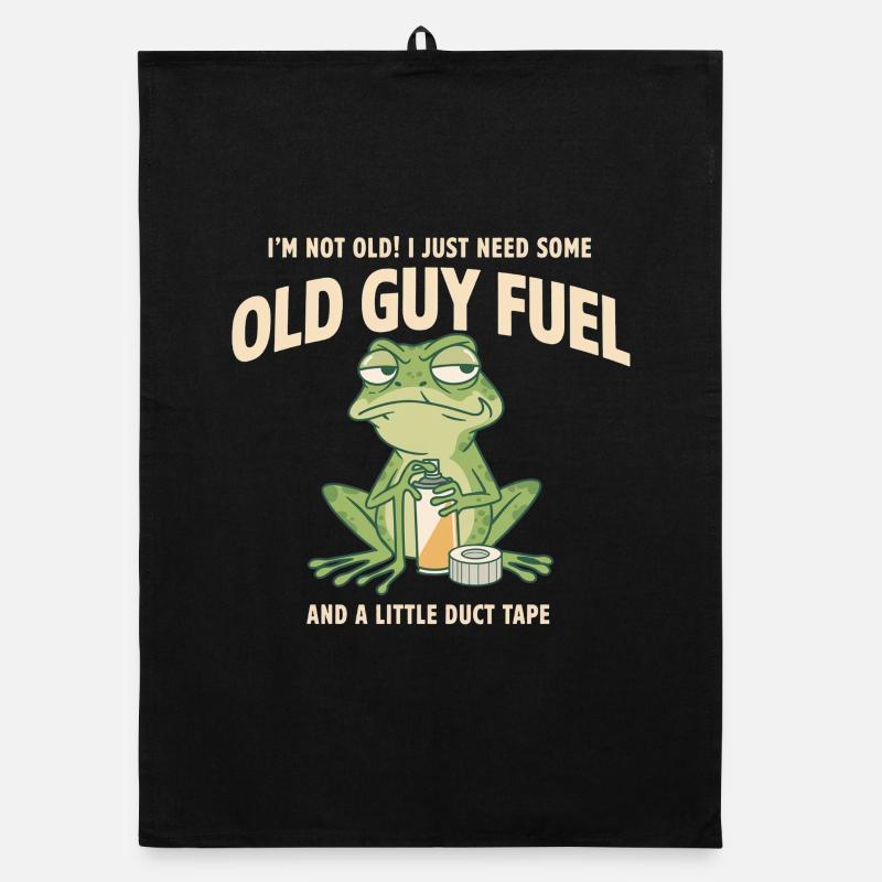 Old Guy Fuel Frog Tee Torchon bio