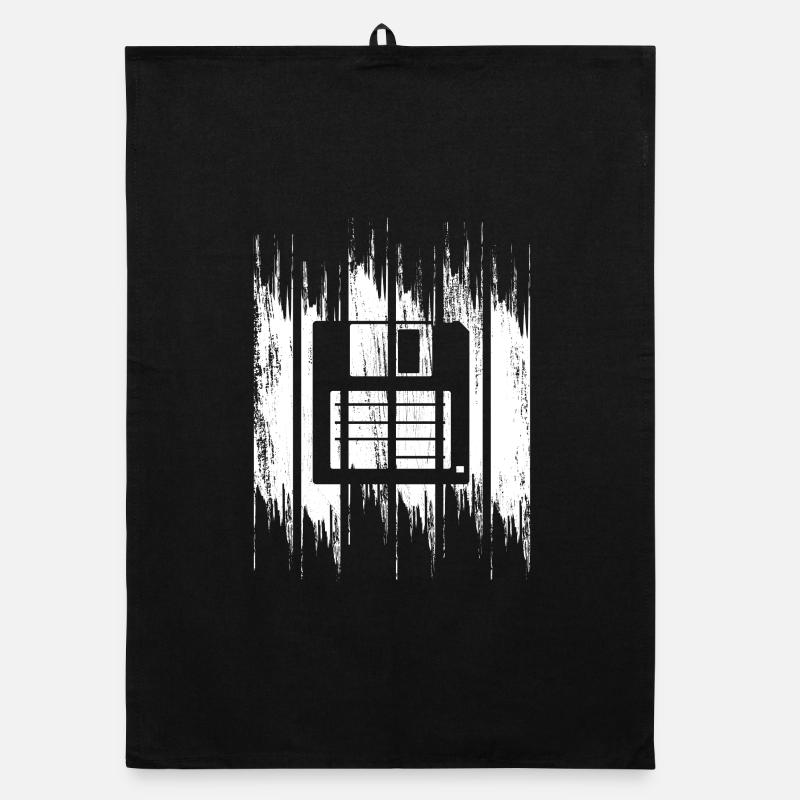 Floppy Disk Drawing Organic dish towel