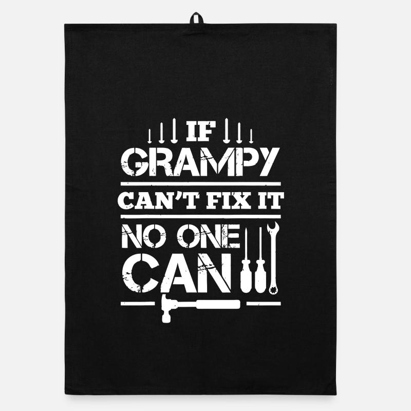 Grampy Can't Fix It Organic dish towel
