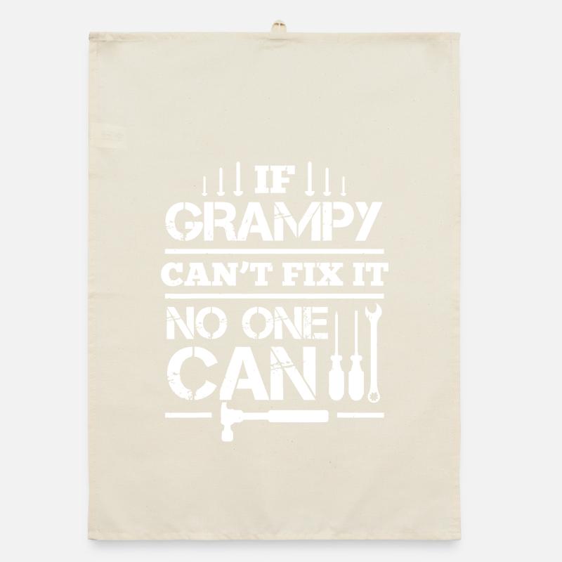 Grampy Can't Fix It Organic dish towel