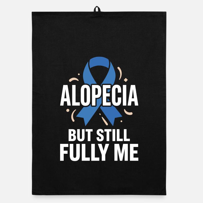 Alopezie-bewusstsein Alopecia Areata Haarausfall Organic Geschirrtuch