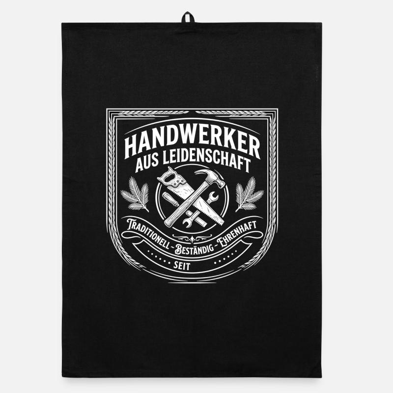 Handwerker Leidenschaft Qualität Tradition Organic Geschirrtuch