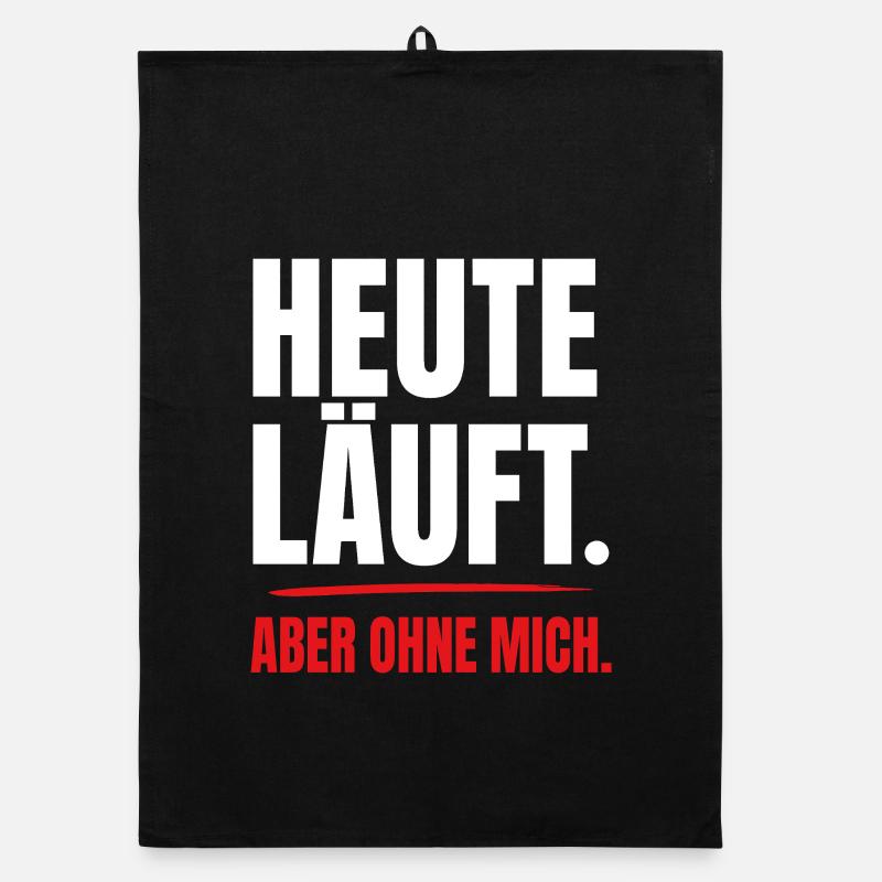 Heute läuft – aber ohne mich Organic Geschirrtuch