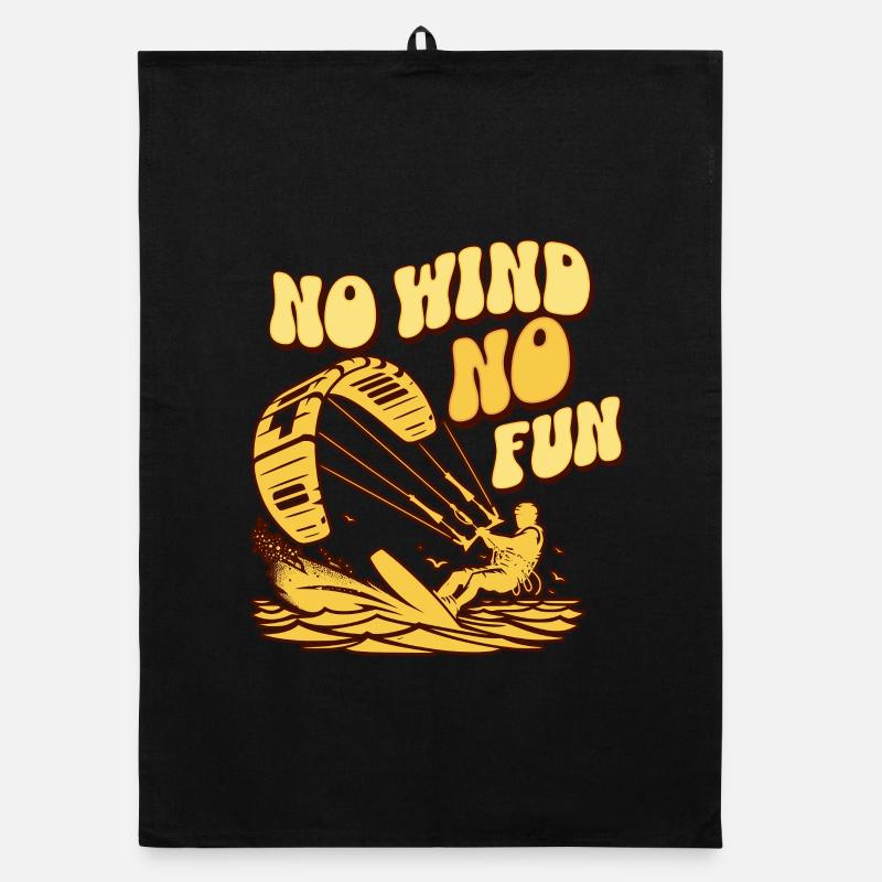 No Wind No Fun Organic Geschirrtuch