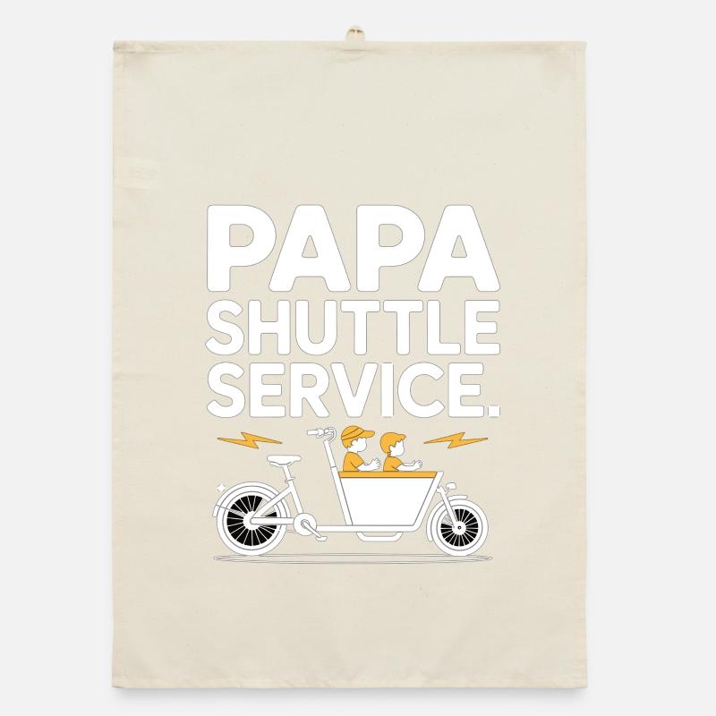 Papa Shuttle Service Cargo Bike Papa Organic dish towel