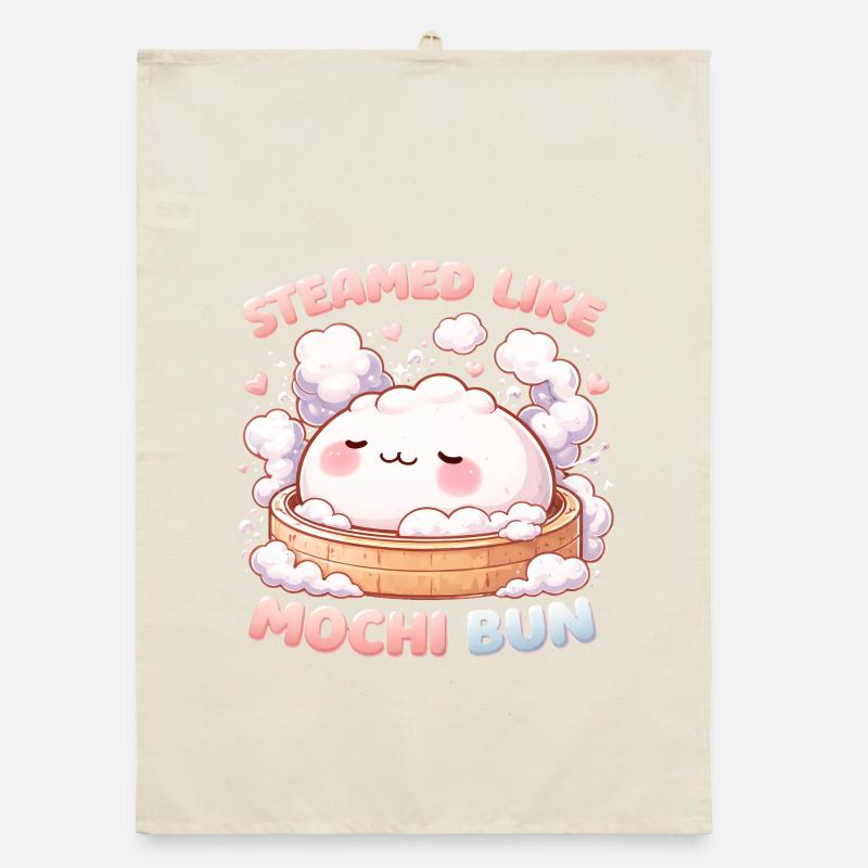 Onsen Hot Spring Bad Streamed Like Mochi Bun Organic dish towel