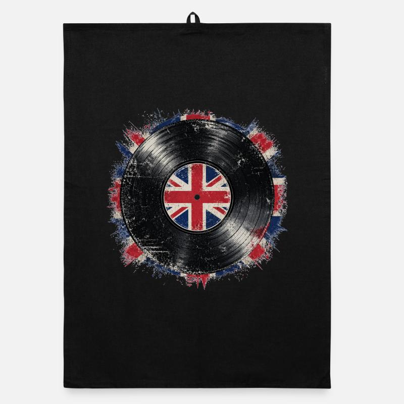 British Vinyl Flag Organic Geschirrtuch