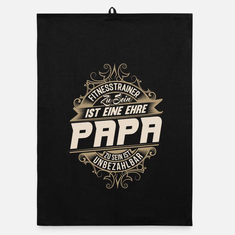 Fitnesstrainer Papa Organic Geschirrtuch