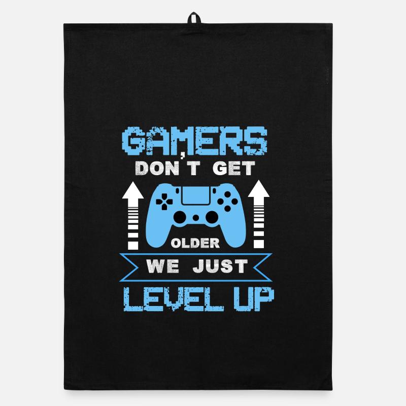 Gamers Don't Get Old We Just Level Up Torchon bio