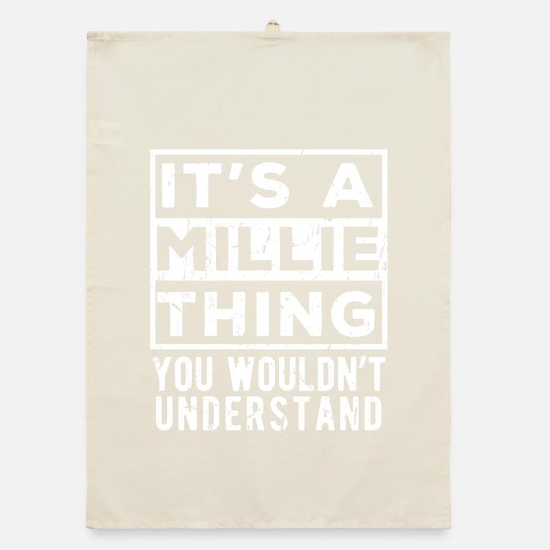 C’est une chose de Millie que tu ne comprendrais pas Torchon bio