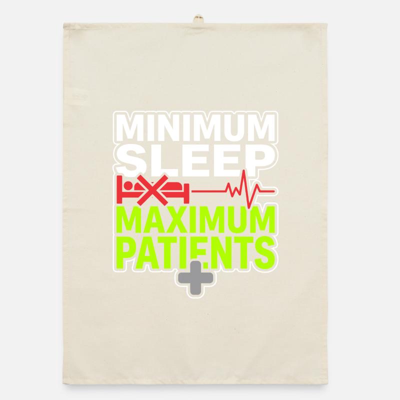 Night Shift Nurse, Tired Organic dish towel