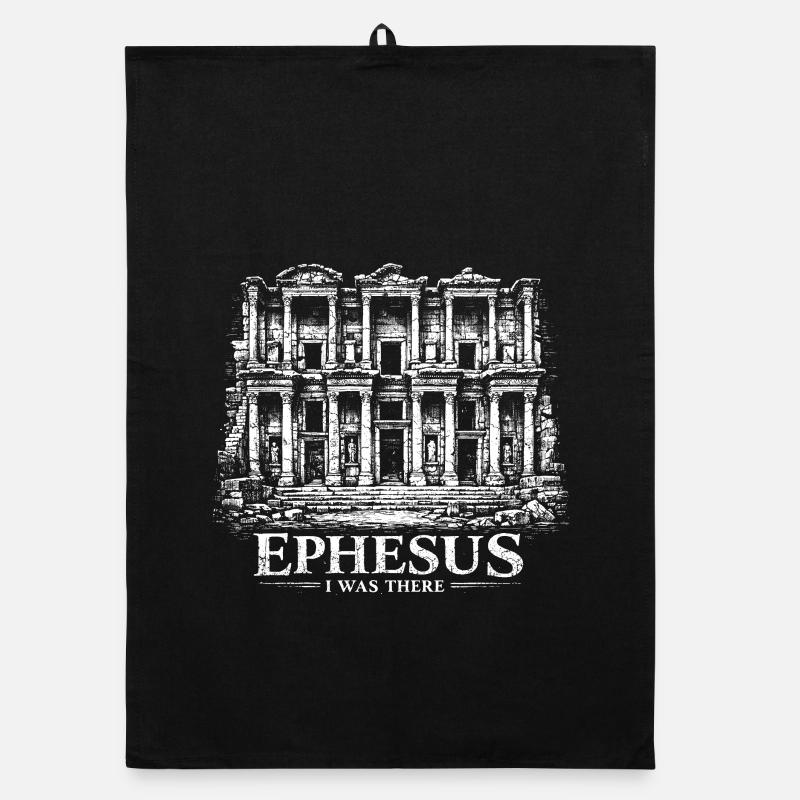 Souvenir de voyage de la Dinde d’Éphèse Torchon bio
