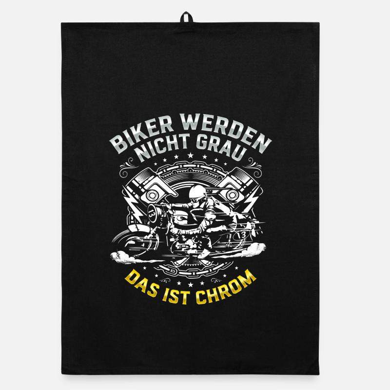 Biker werden nicht grau das ist Chrom Motorrad Organic Geschirrtuch