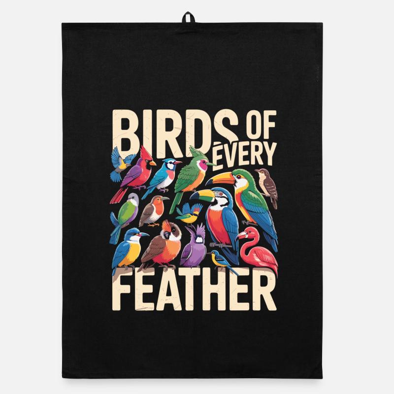 Vogel des Oiseaux de Chaque Plume Torchon bio