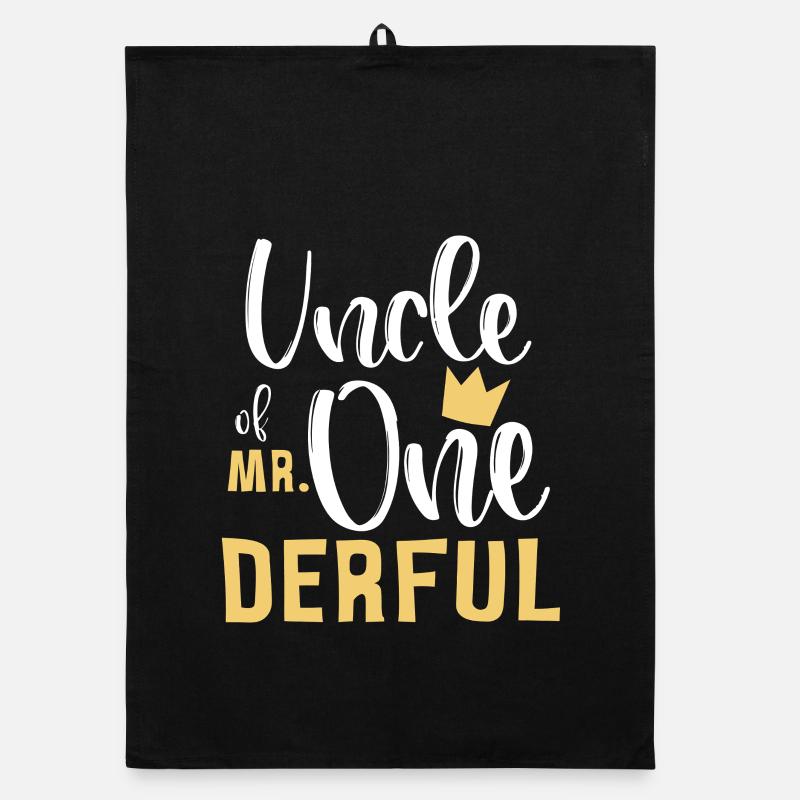 Uncle of One Derful Crown Tee Organic dish towel
