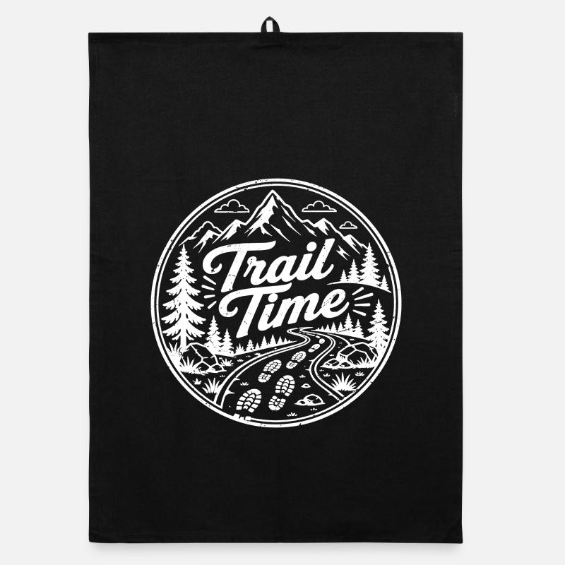 trail time Organic dish towel