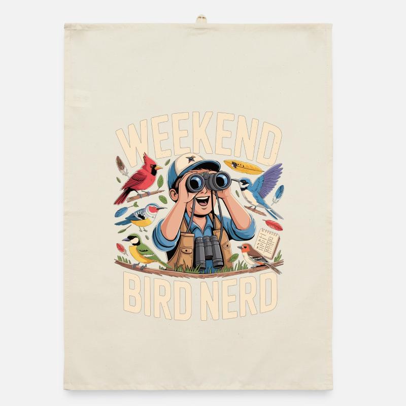 Ornithologue du week-end Bird Nerd Observateur Torchon bio