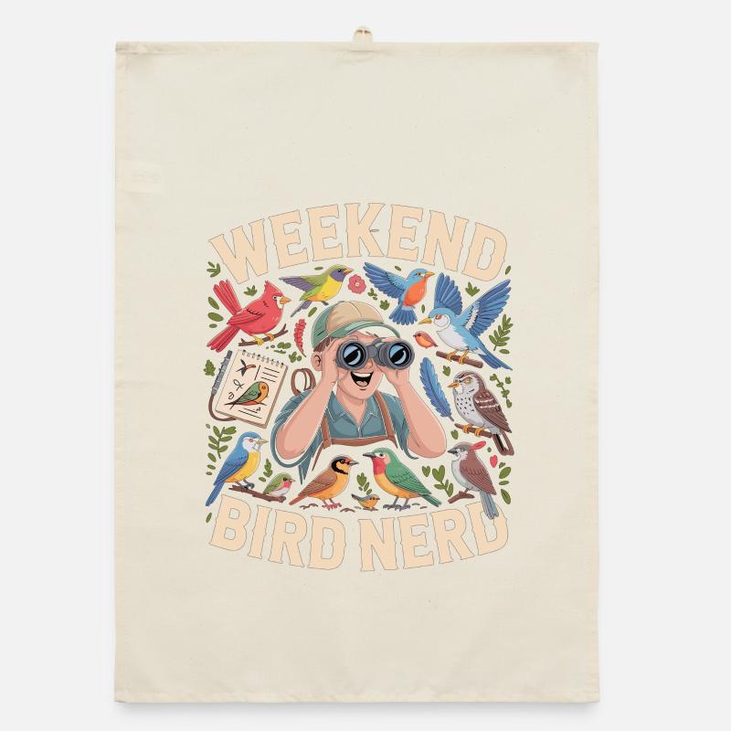 Ornithologue du week-end Bird Nerd Observateur Torchon bio