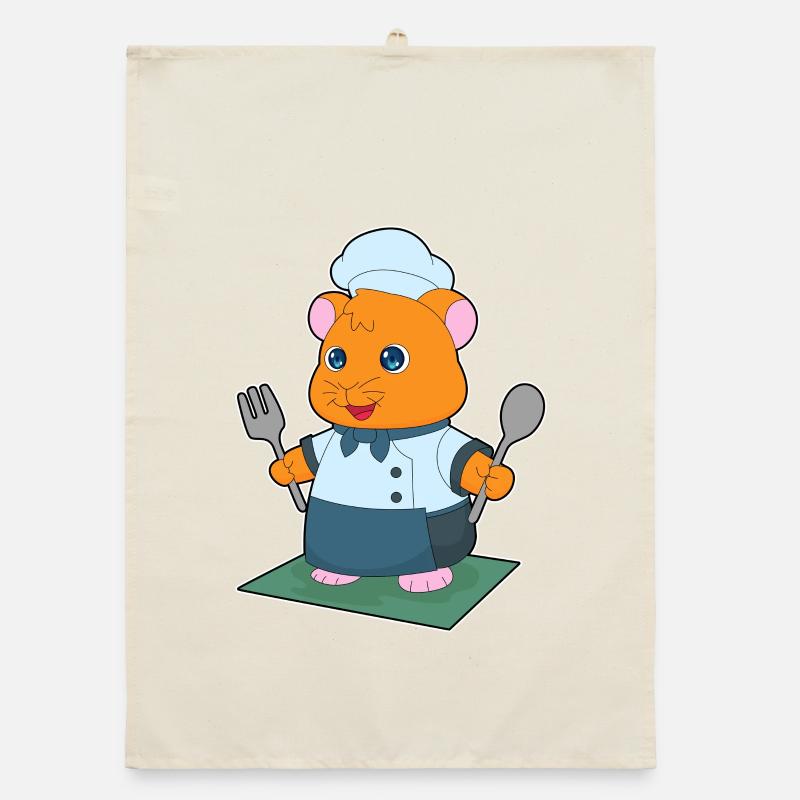 Cuisine de la cuisine pour couverts de hamster Torchon bio
