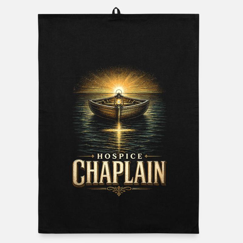 Chaplain, cleric, pastor, hospice priest Organic dish towel