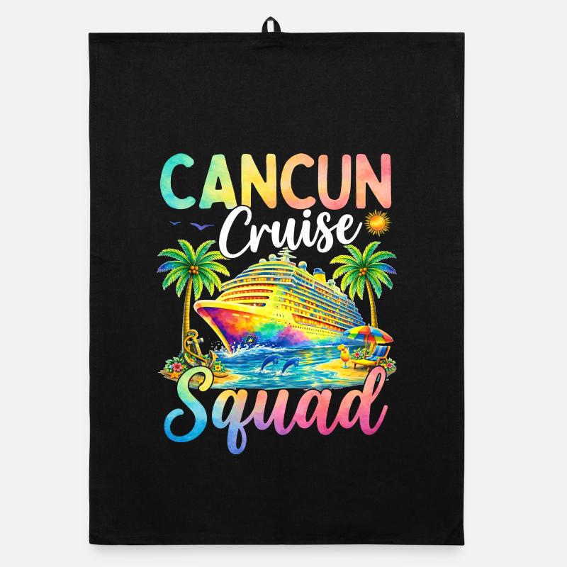 Équipe de croisière de Cancún Torchon bio